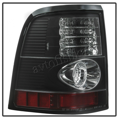 Ford Explorer (02-05) USA фонари задние светодиодные черные, комплект 2 шт.